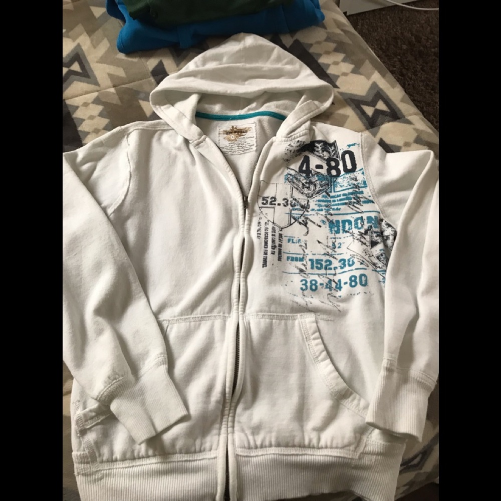 Zip up sweatshirt jacket